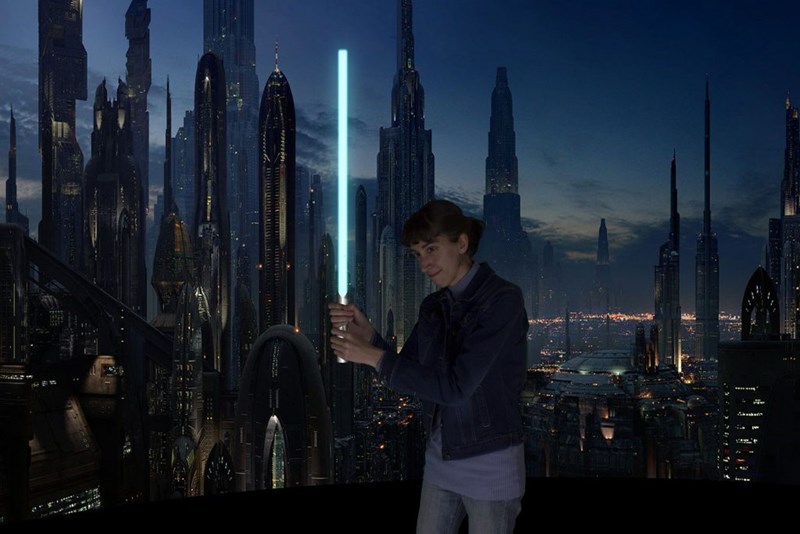 Photoshop gyakorlat - Star Wars - munka közben