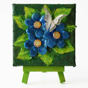 Paverpol - Pillangó kék virágokon