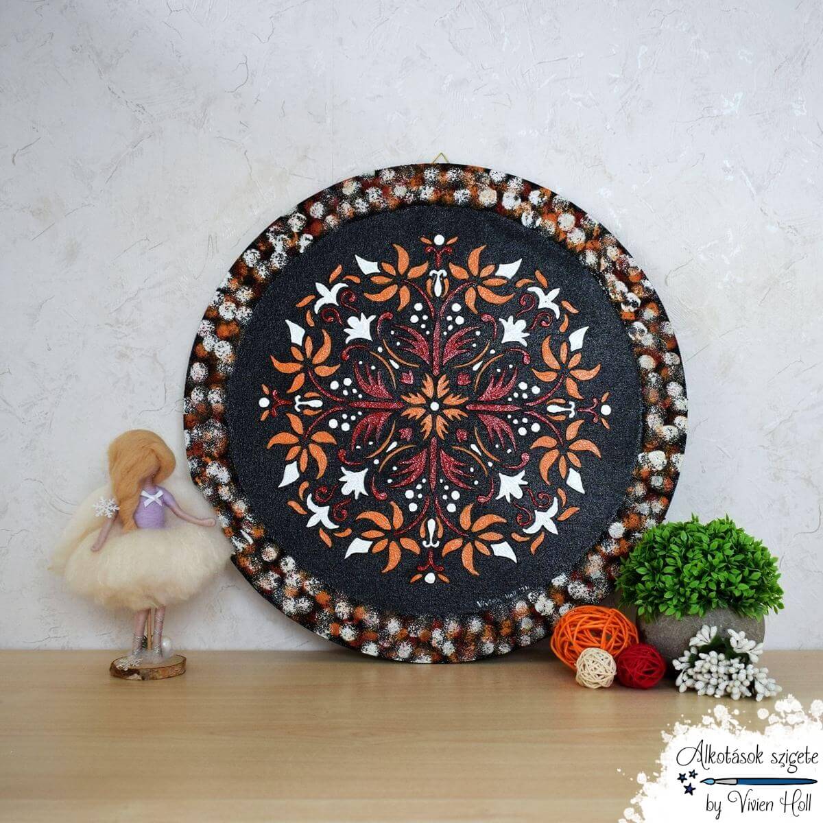 Virágmező - virágmintás mandala