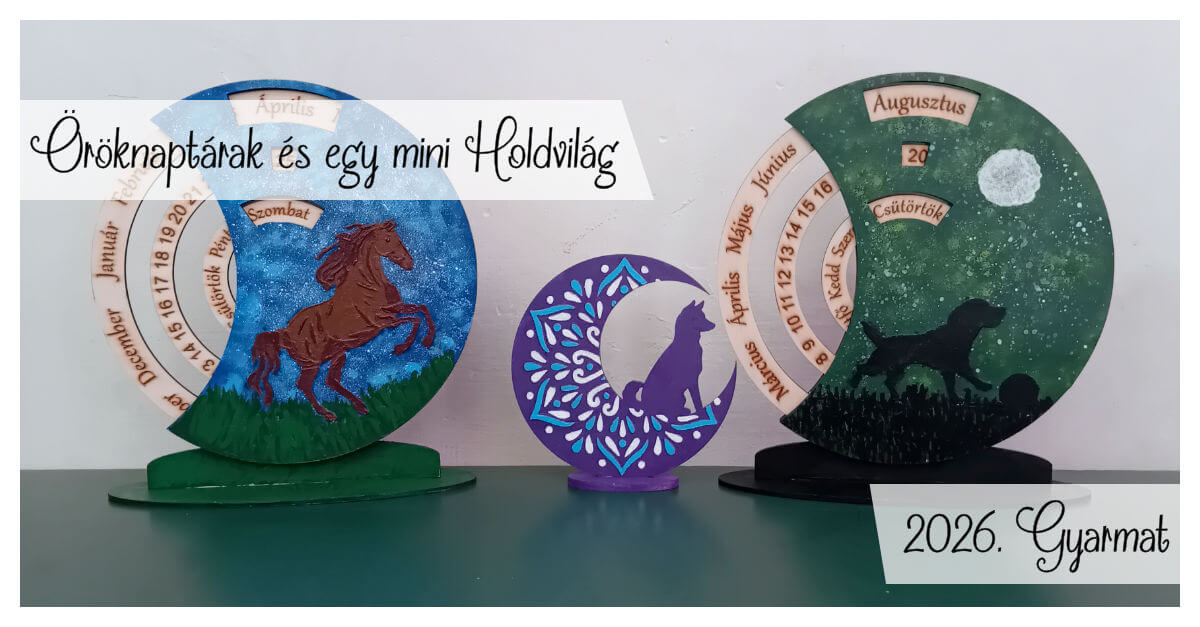 Domborműves élményfestés Gyarmaton: Öröknaptárak és egy mini Holdvilág